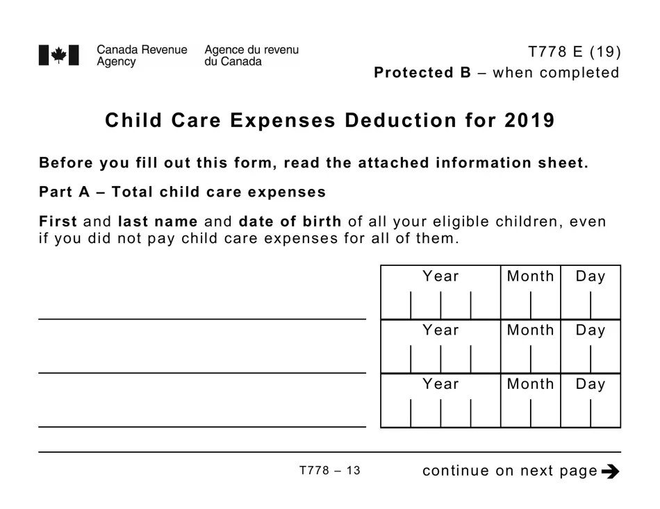 Form T778 2019 Fill Out, Sign Online and Download Printable PDF