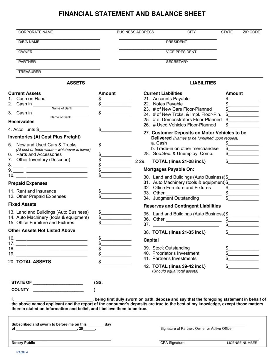 Rhode Island Application for Motor Vehicle Dealer's License Fill Out