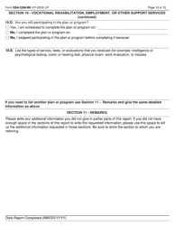Form SSA-3368-BK Download Fillable PDF or Fill Online Disability Report