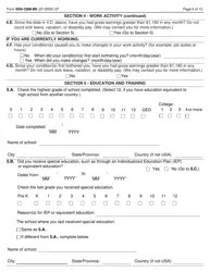 Form SSA-3368-BK Download Fillable PDF or Fill Online Disability Report