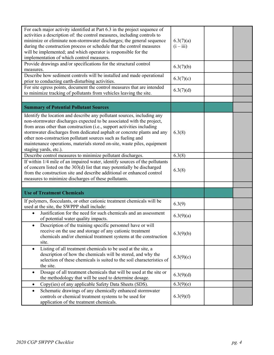 2020 Arizona Construction General Permit Stormwater Pollution