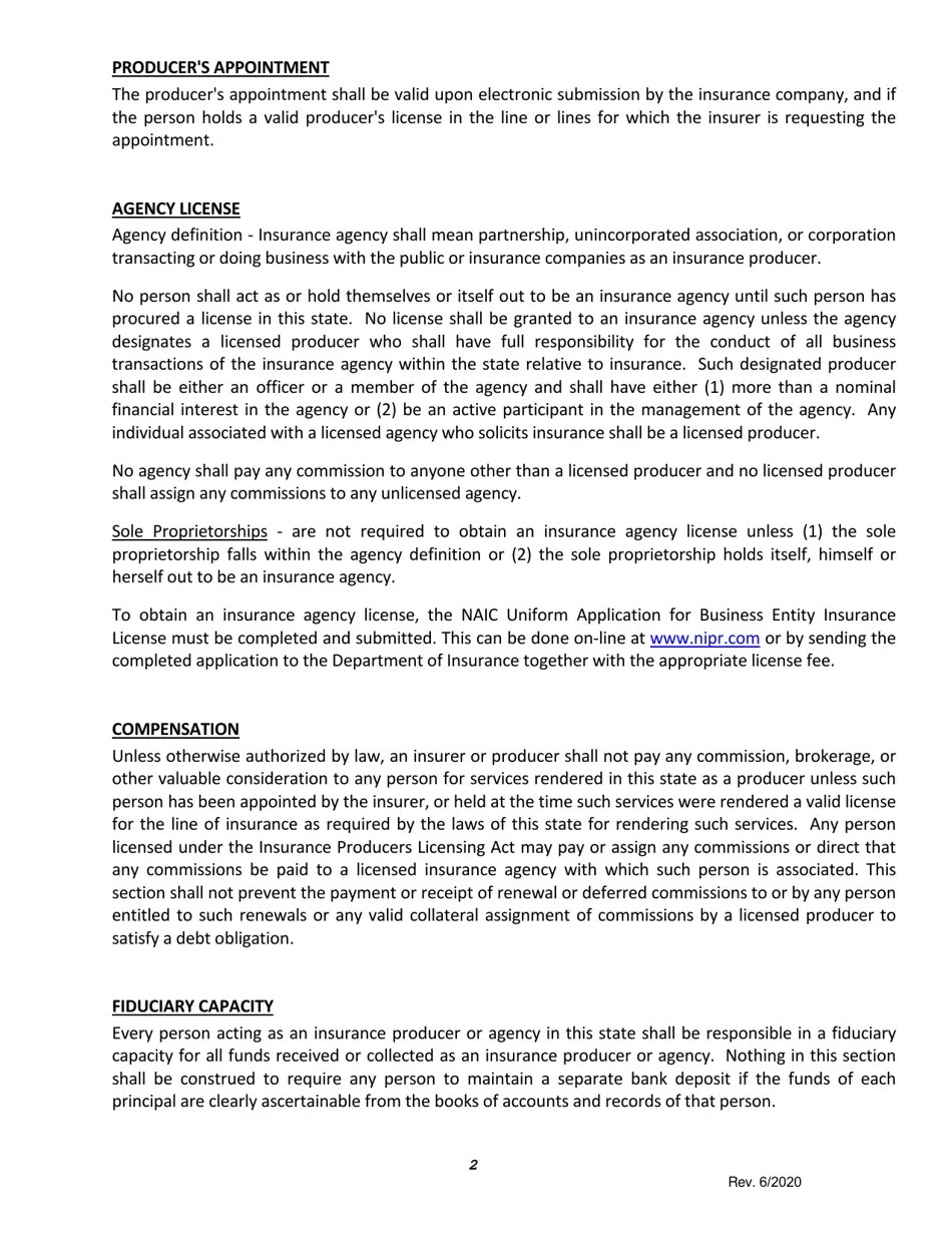 Nebraska Uniform Application for Individual Producer License