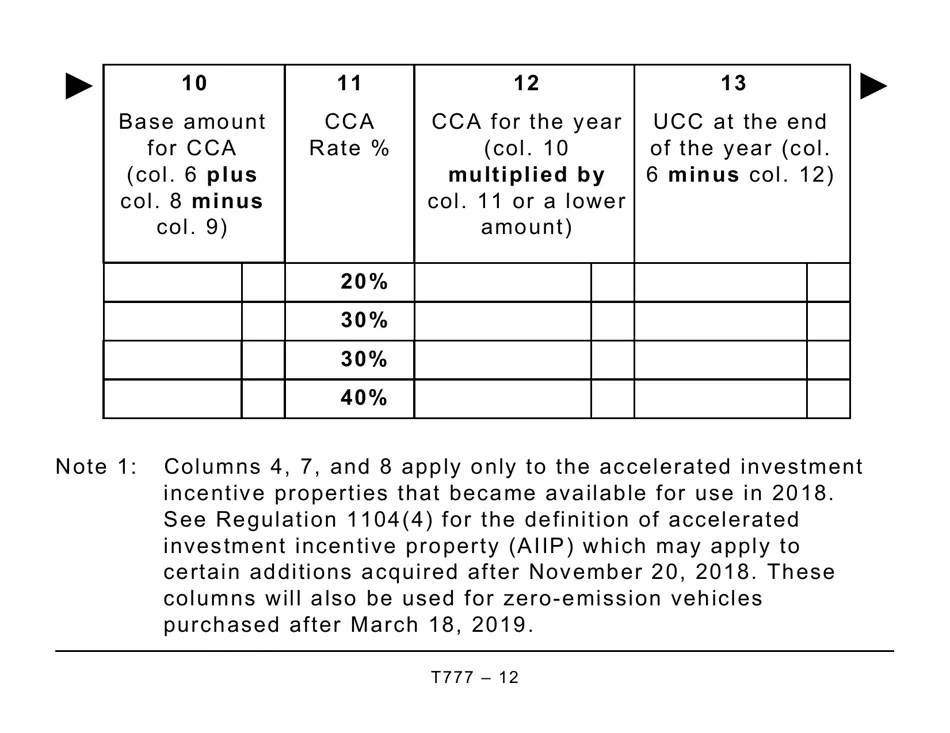 Form T777 2019 Fill Out, Sign Online and Download Printable PDF