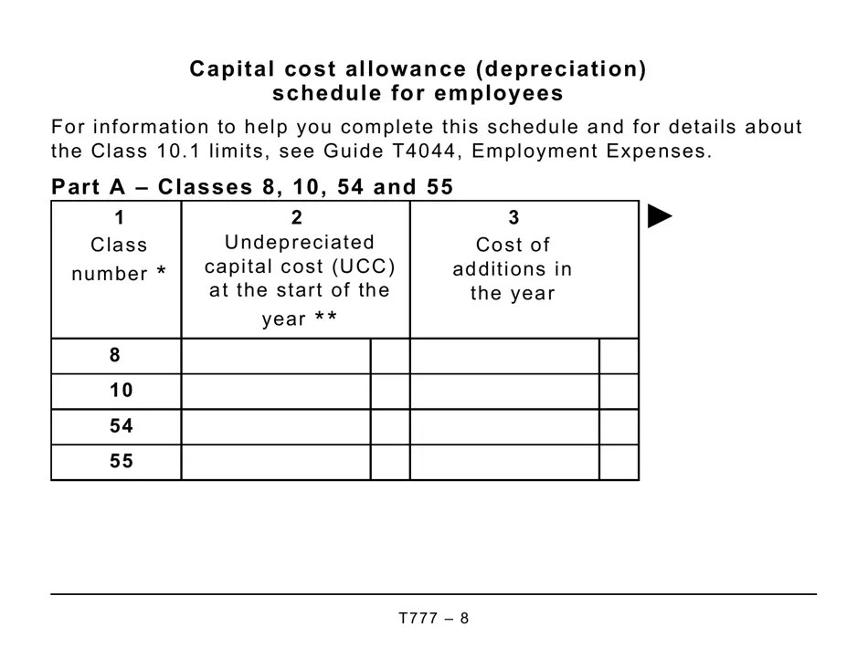 Form T777 2019 Fill Out, Sign Online and Download Printable PDF