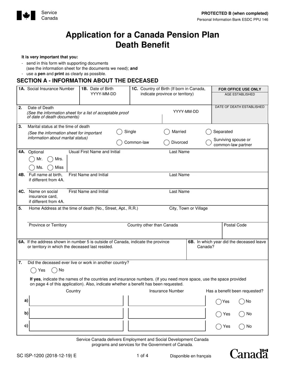 Form SC ISP1200 Fill Out, Sign Online and Download Fillable PDF
