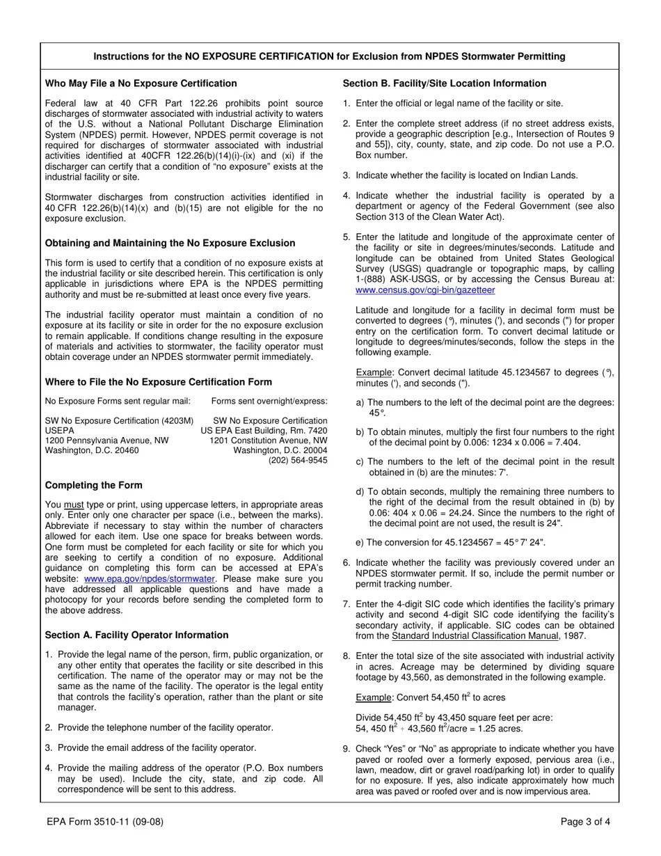 NPDES Form 351011 Fill Out, Sign Online and Download Fillable PDF