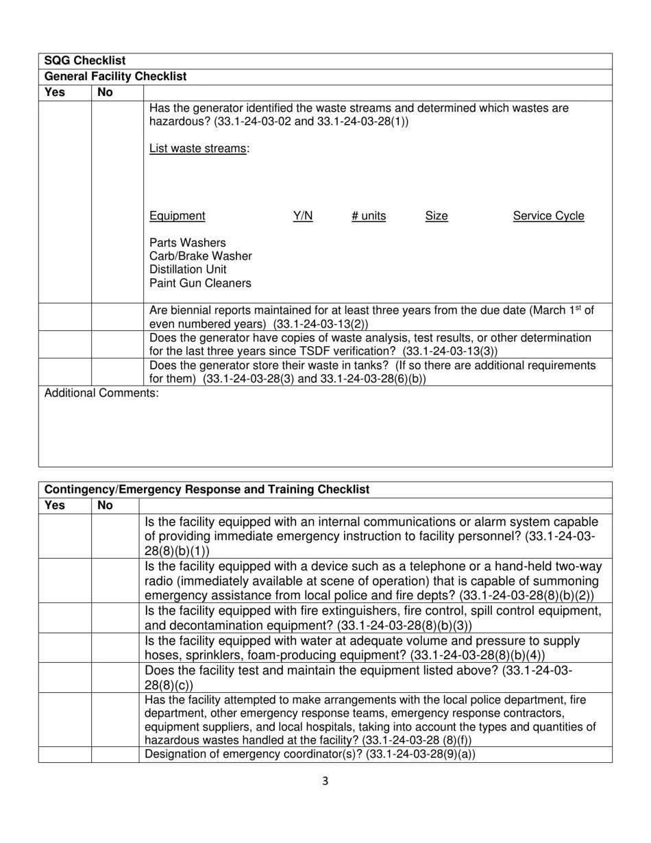 North Dakota Small Quantity and Very Small Quantity Generators