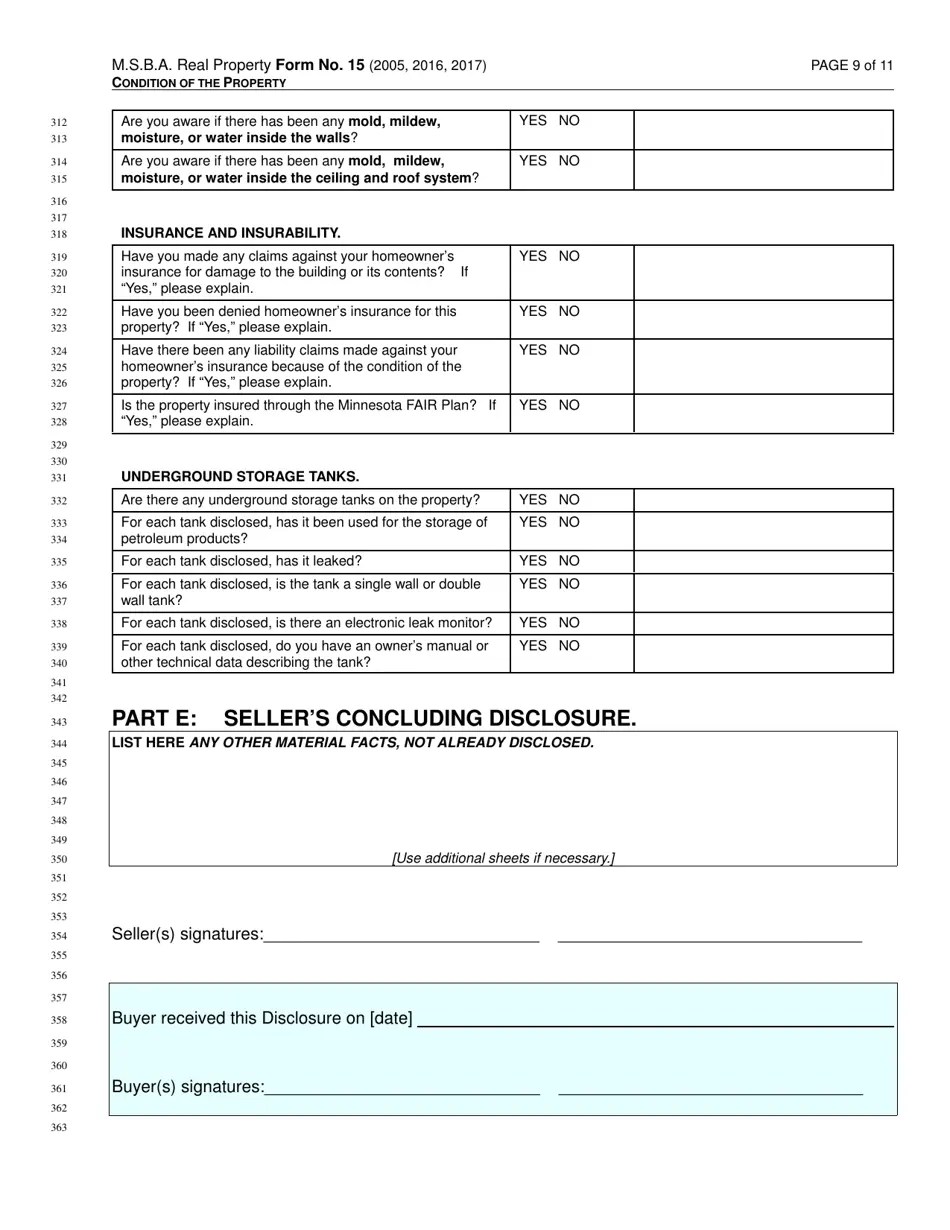 Form 15 Fill Out, Sign Online and Download Fillable PDF, Minnesota