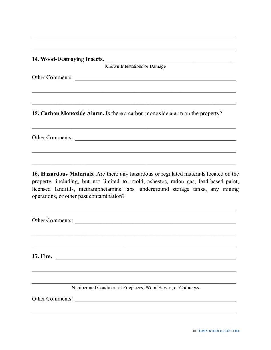 Maine Property Disclosure Statement Form Fill Out, Sign Online and