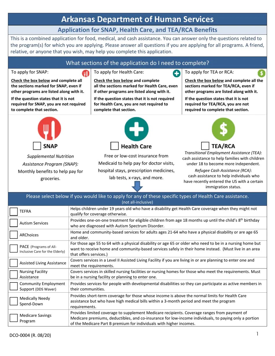 Form DCO0004 Fill Out, Sign Online and Download Fillable PDF