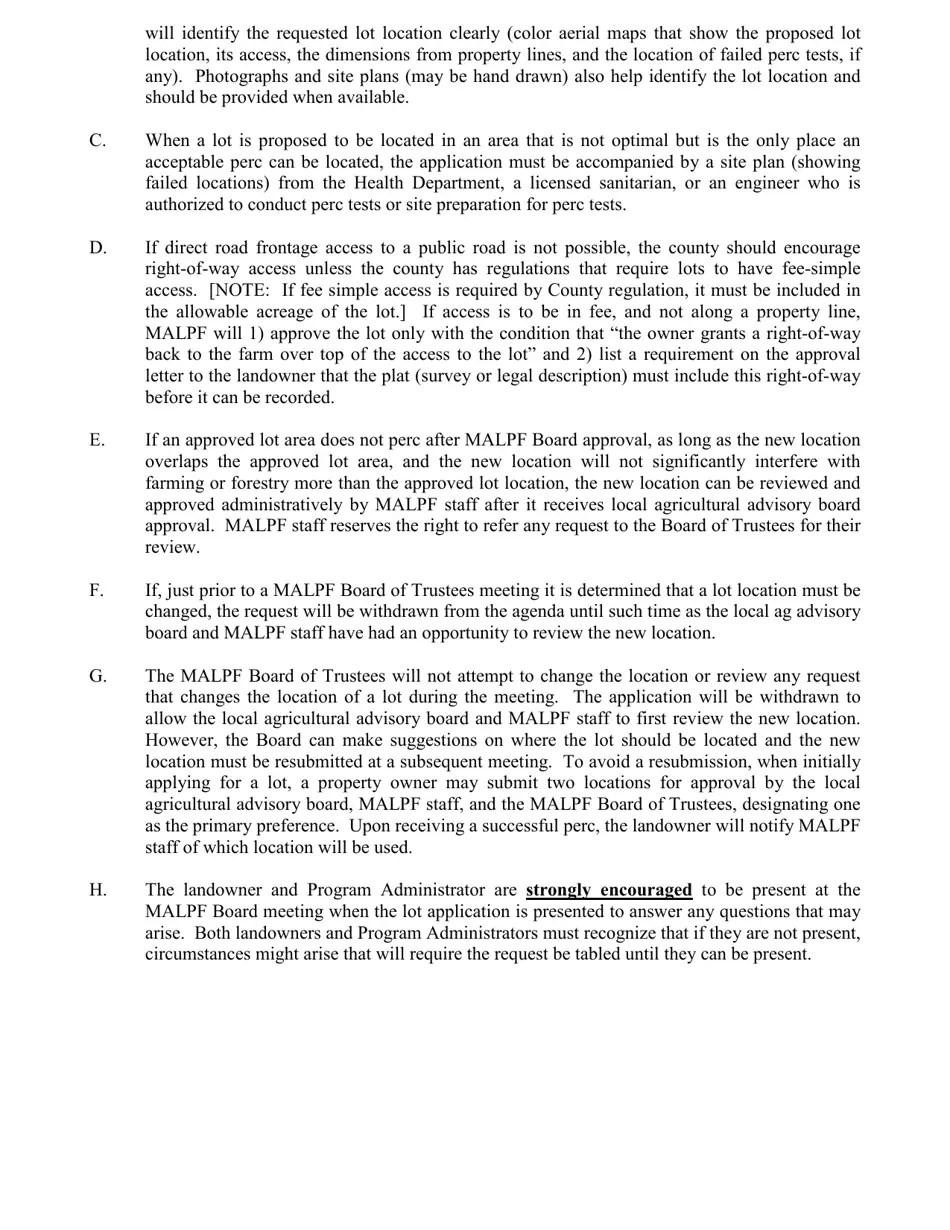 Maryland Application for Family Lot Exclusion Fill Out, Sign Online