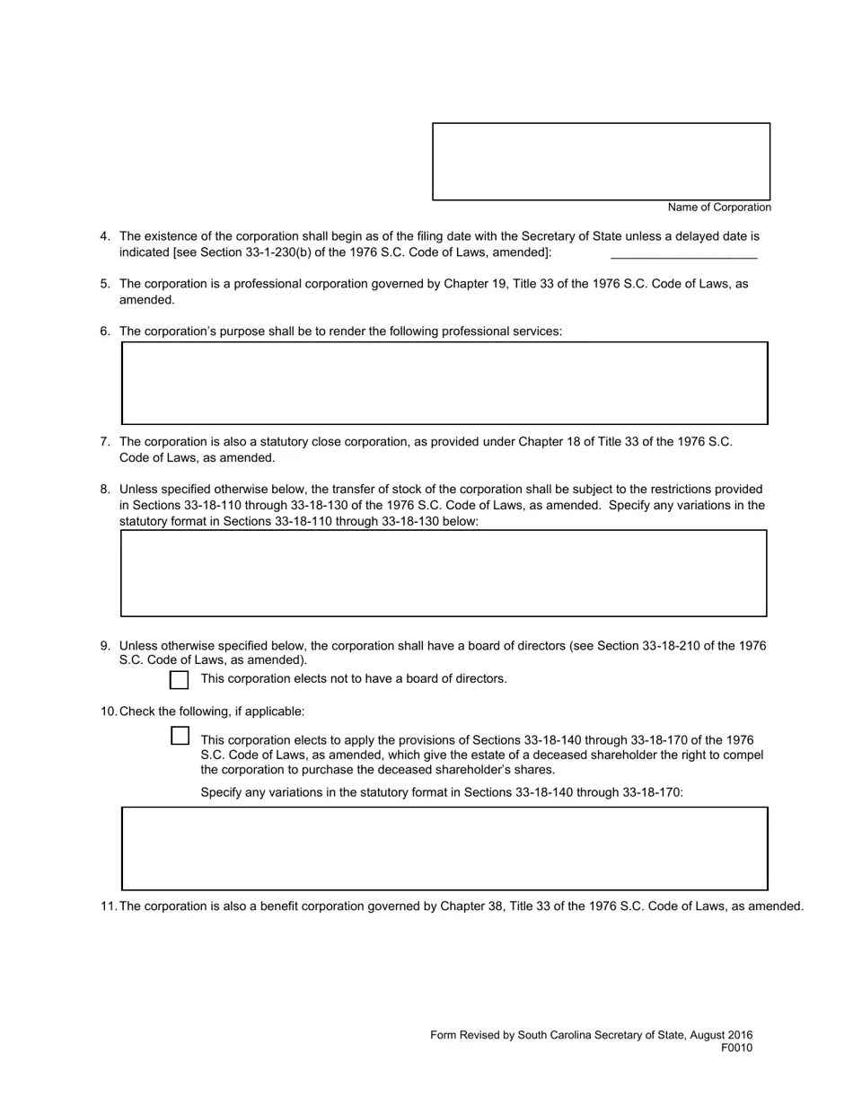 Form 0010 Fill Out, Sign Online and Download Printable PDF, South