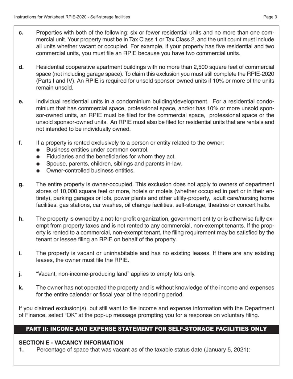 Download Instructions for Real Property and Expense Form for