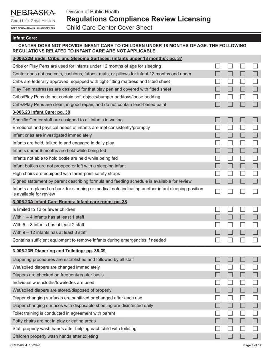 Form CRED0964 Fill Out, Sign Online and Download Fillable PDF