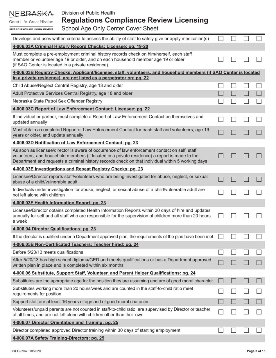 Form CRED0967 Fill Out, Sign Online and Download Fillable PDF