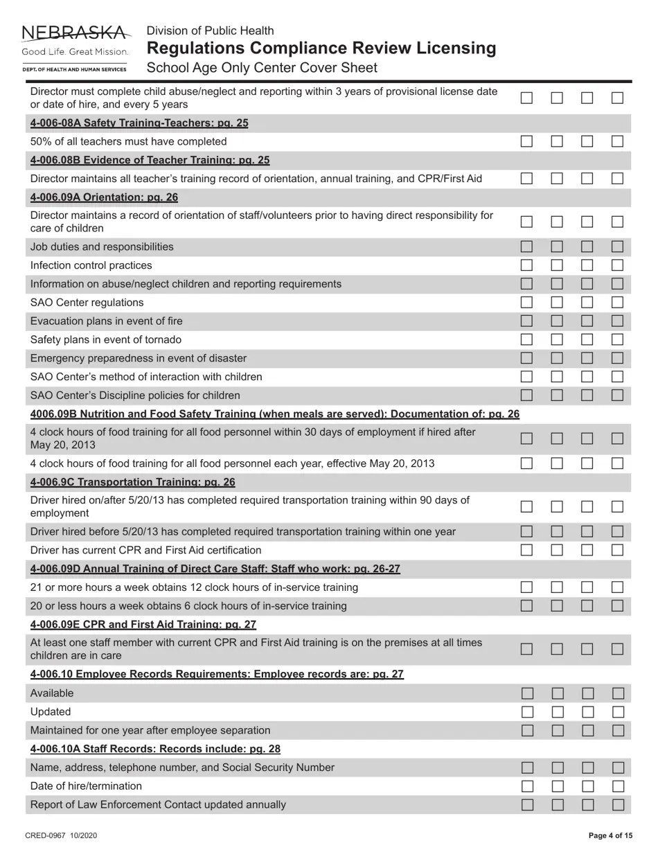 Form CRED0967 Fill Out, Sign Online and Download Fillable PDF