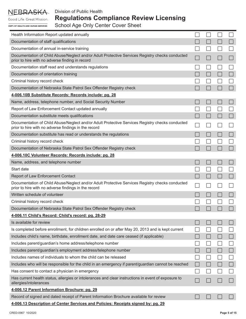 Form CRED0967 Fill Out, Sign Online and Download Fillable PDF
