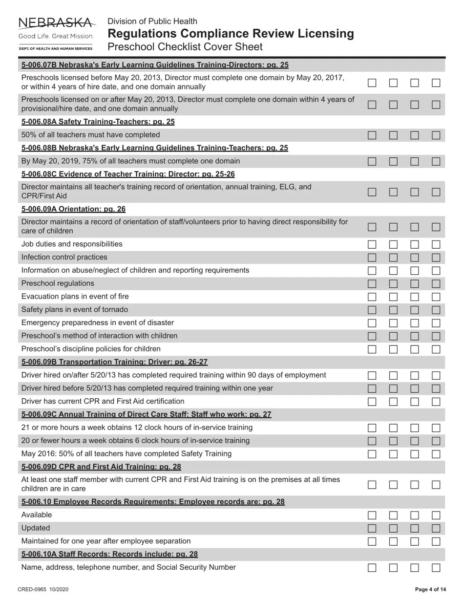 Form CRED0965 Fill Out, Sign Online and Download Fillable PDF