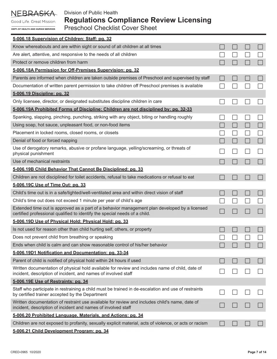 Form CRED0965 Fill Out, Sign Online and Download Fillable PDF