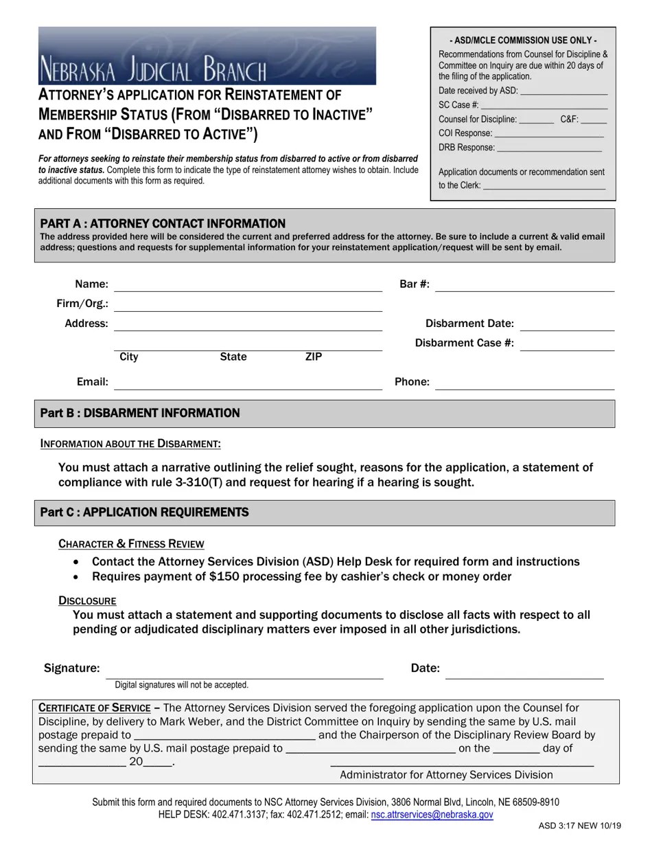 Form ASD317 Fill Out, Sign Online and Download Fillable PDF