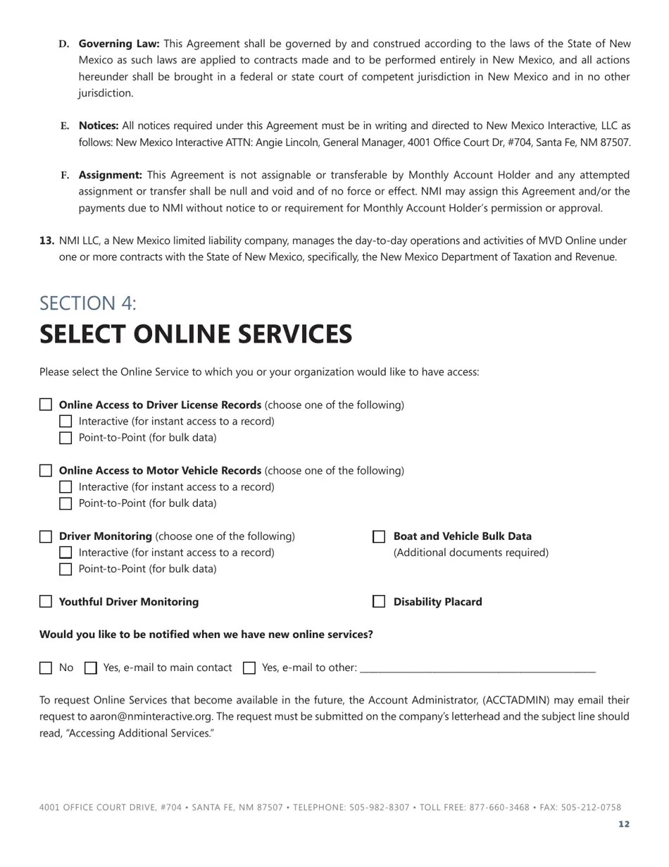 New Mexico Registration Agreement Fill Out, Sign Online and Download PDF Templateroller