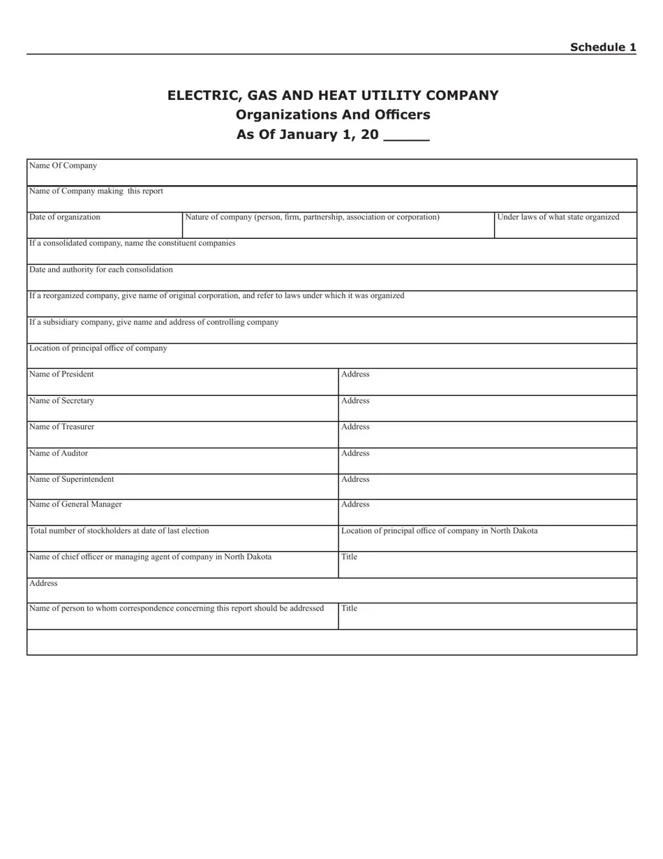 Form SFN25801 Download Fillable PDF or Fill Online Annual Report of