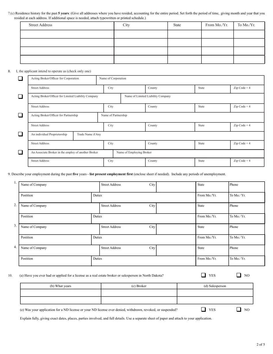 Form SFN12159 Fill Out, Sign Online and Download Printable PDF, North