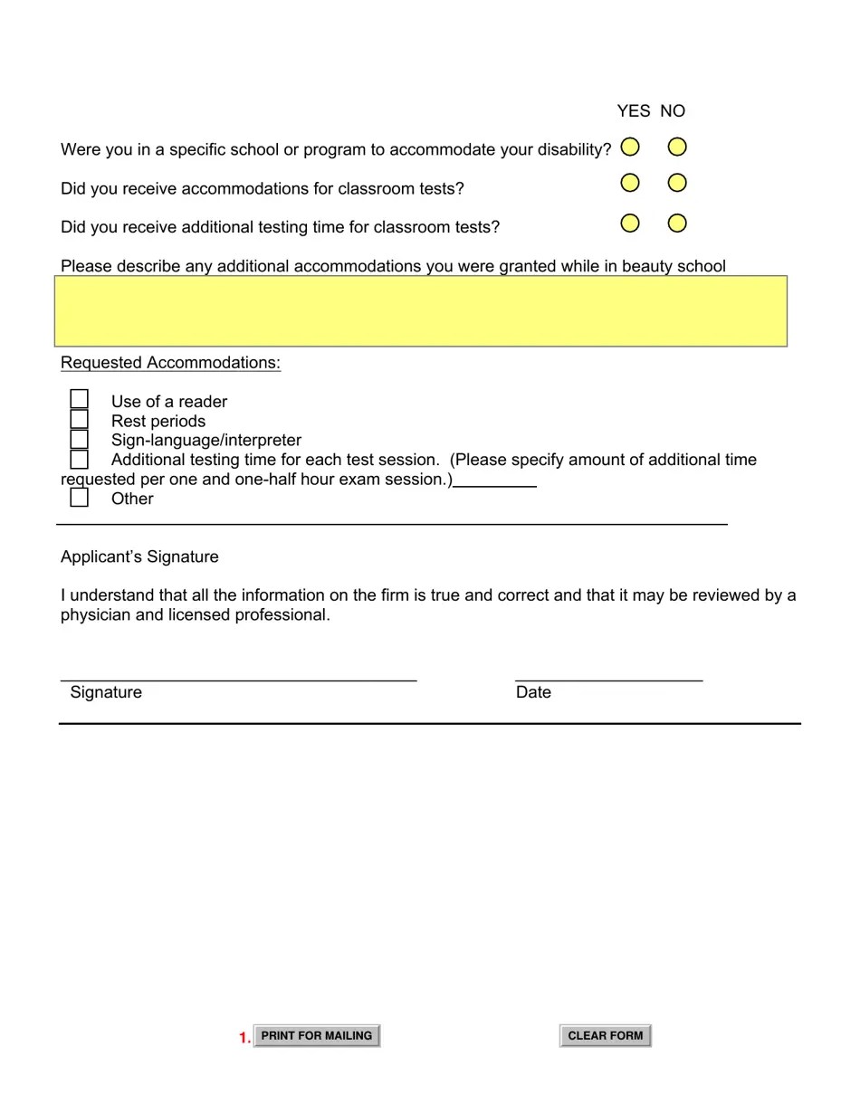 ADA Form A (SD Form 1401) Fill Out, Sign Online and Download Fillable