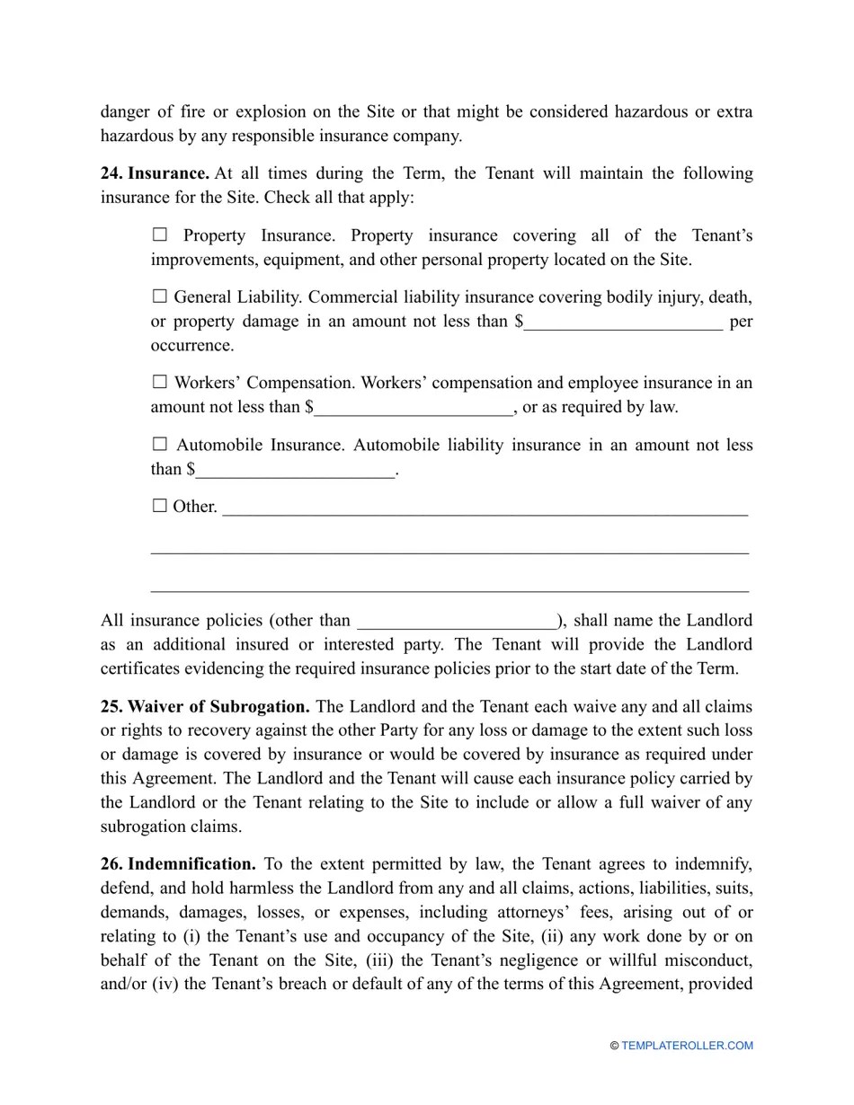 Idaho Land Lease Agreement Template Fill Out, Sign Online and