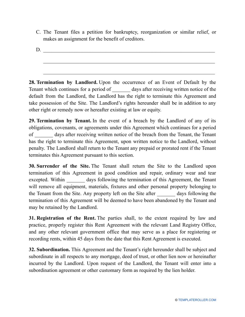 West Virginia Land Rental Agreement Template Fill Out, Sign Online