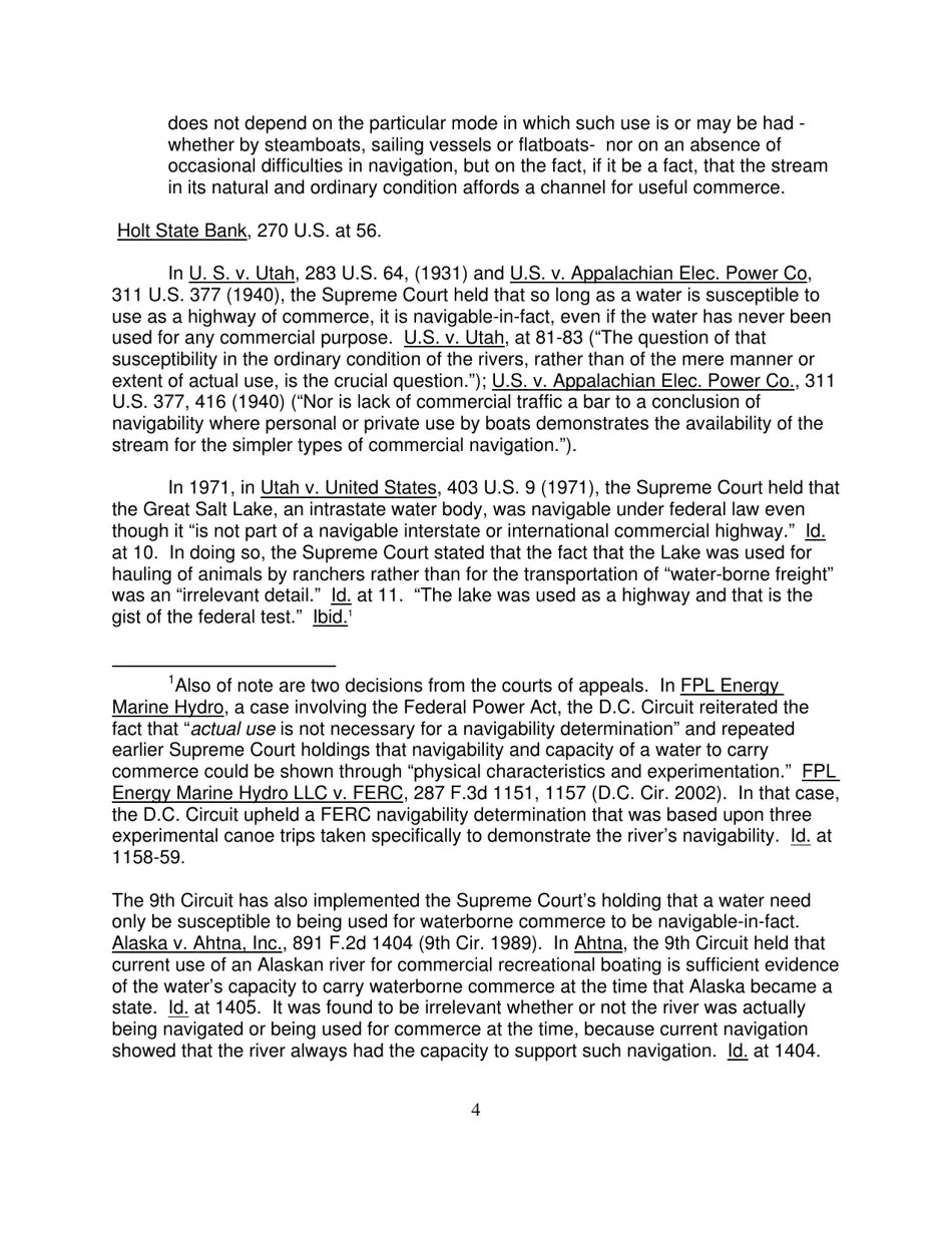 Legal Definition of "traditional Navigable Waters" Fill Out, Sign