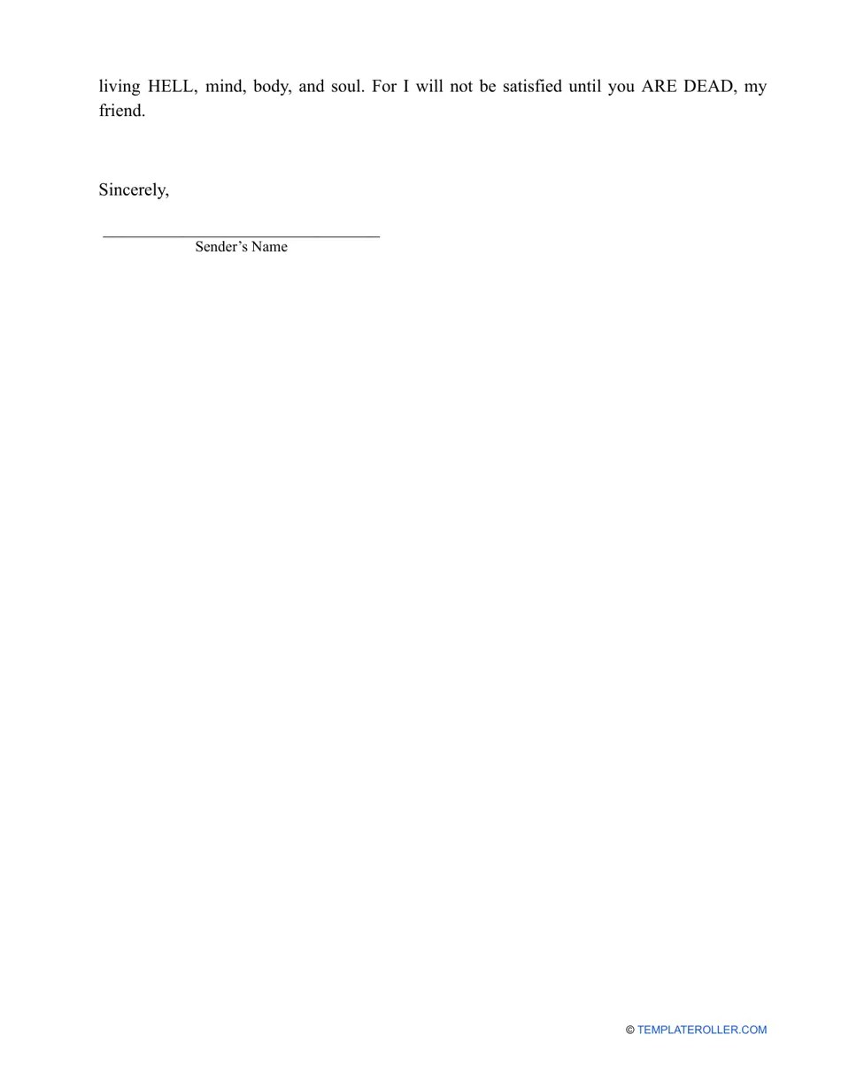 Letter From My Addiction Template Download Printable PDF Templateroller