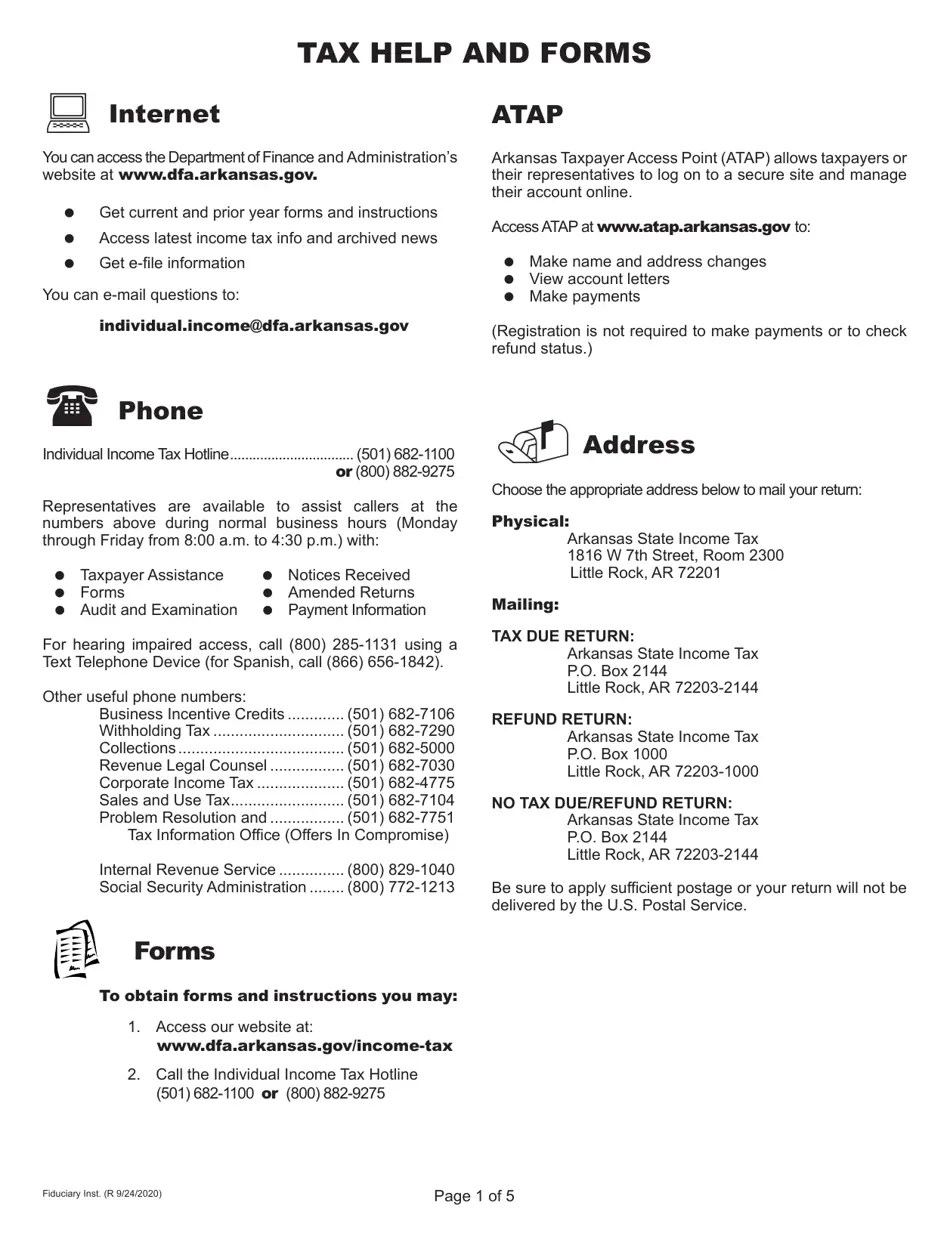 Download Instructions for Form AR1002F, AR1002NR PDF, 2020 Templateroller