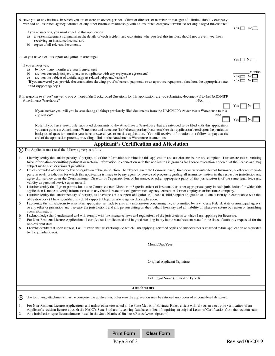 Mississippi Limited Lines Selfstorage Insurance Producer License Application Fill Out, Sign