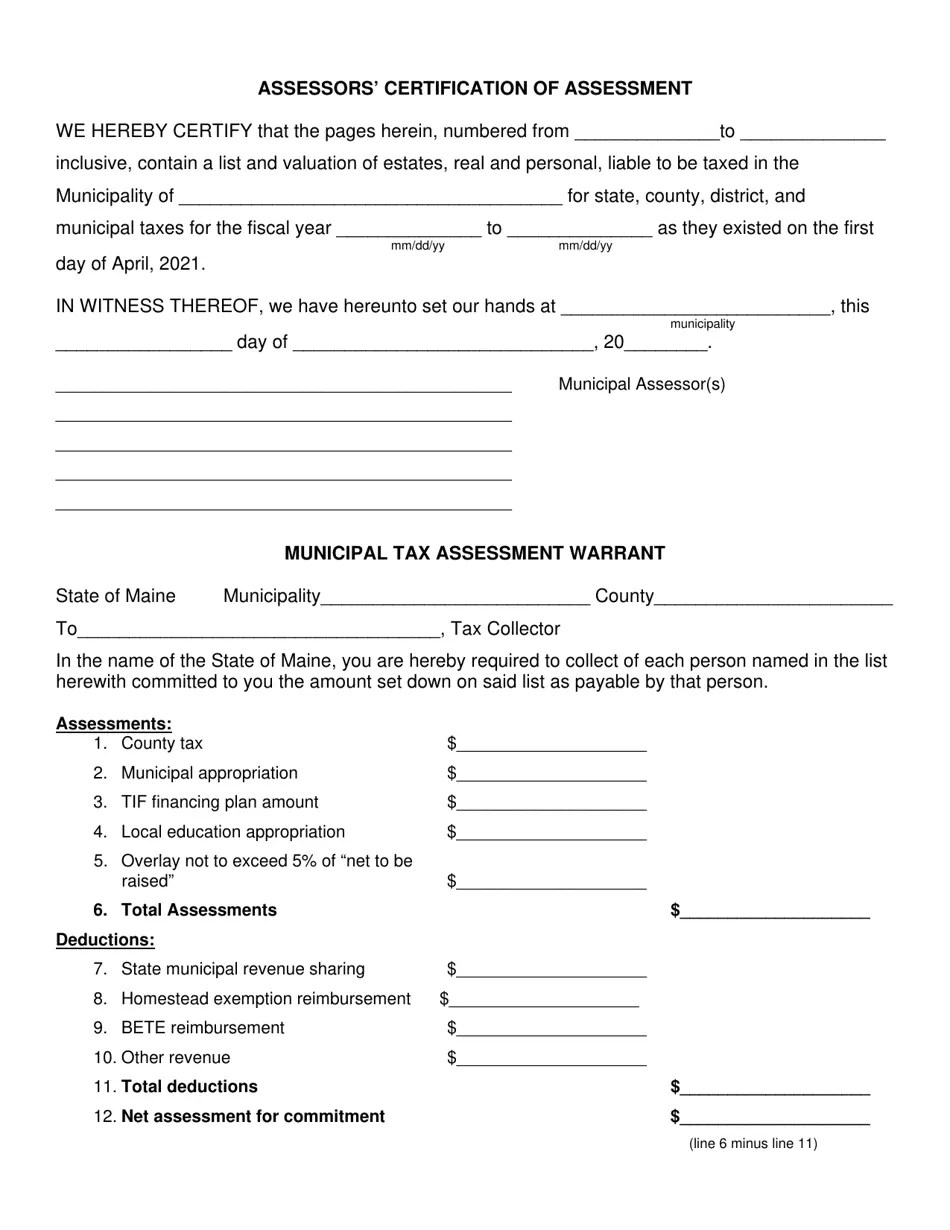 Form PTA200 Download Printable PDF or Fill Online Assessors