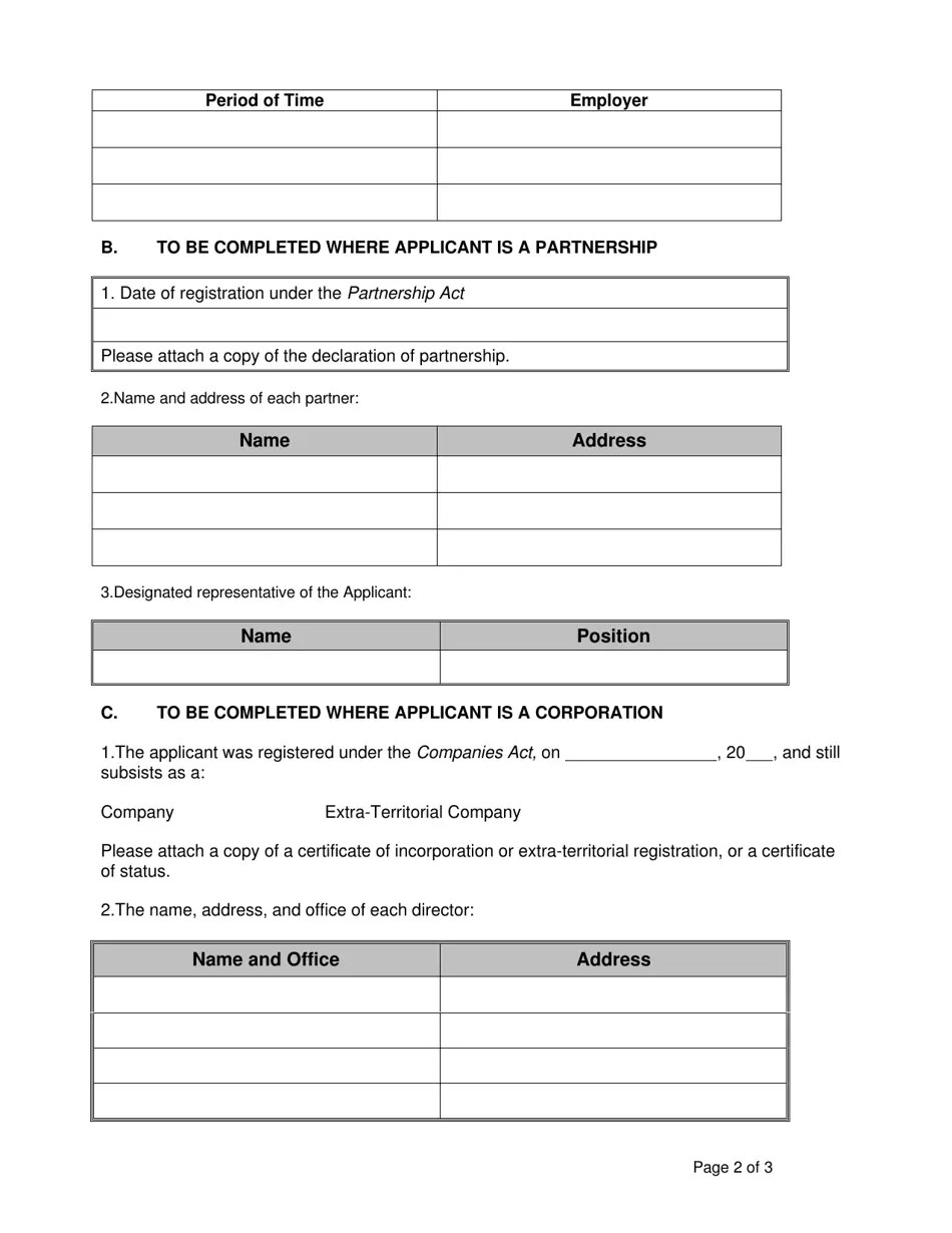 Northwest Territories Canada Application for License as an Agent Real
