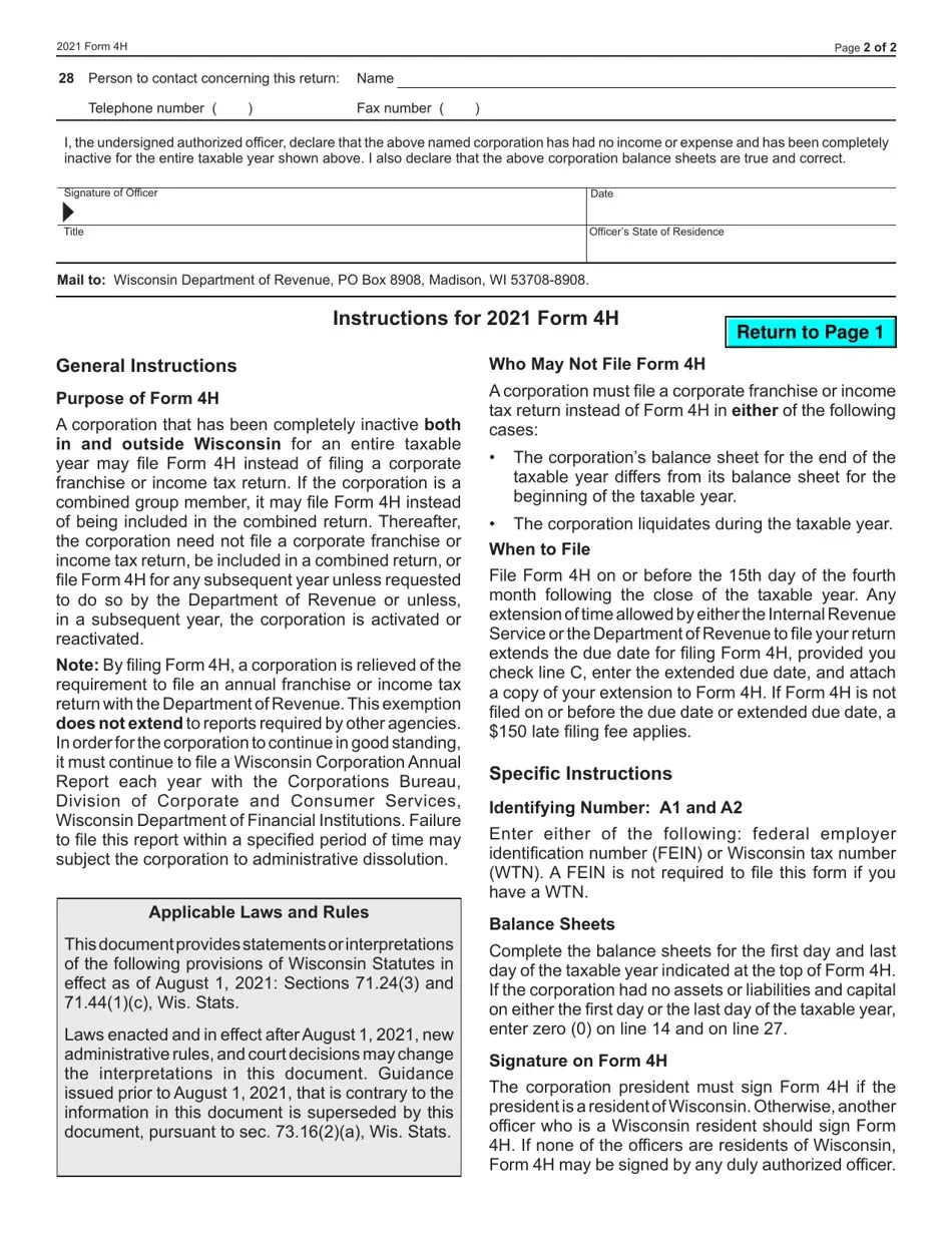 Form 4H (IC046) 2021 Fill Out, Sign Online and Download Fillable