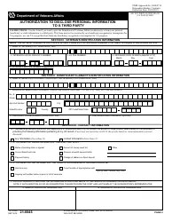 VA Form 21-0845 - Fill Out, Sign Online and Download Fillable PDF