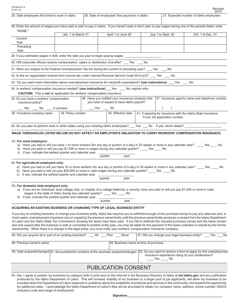 Form IBR1 Fill Out, Sign Online and Download Printable PDF, Idaho