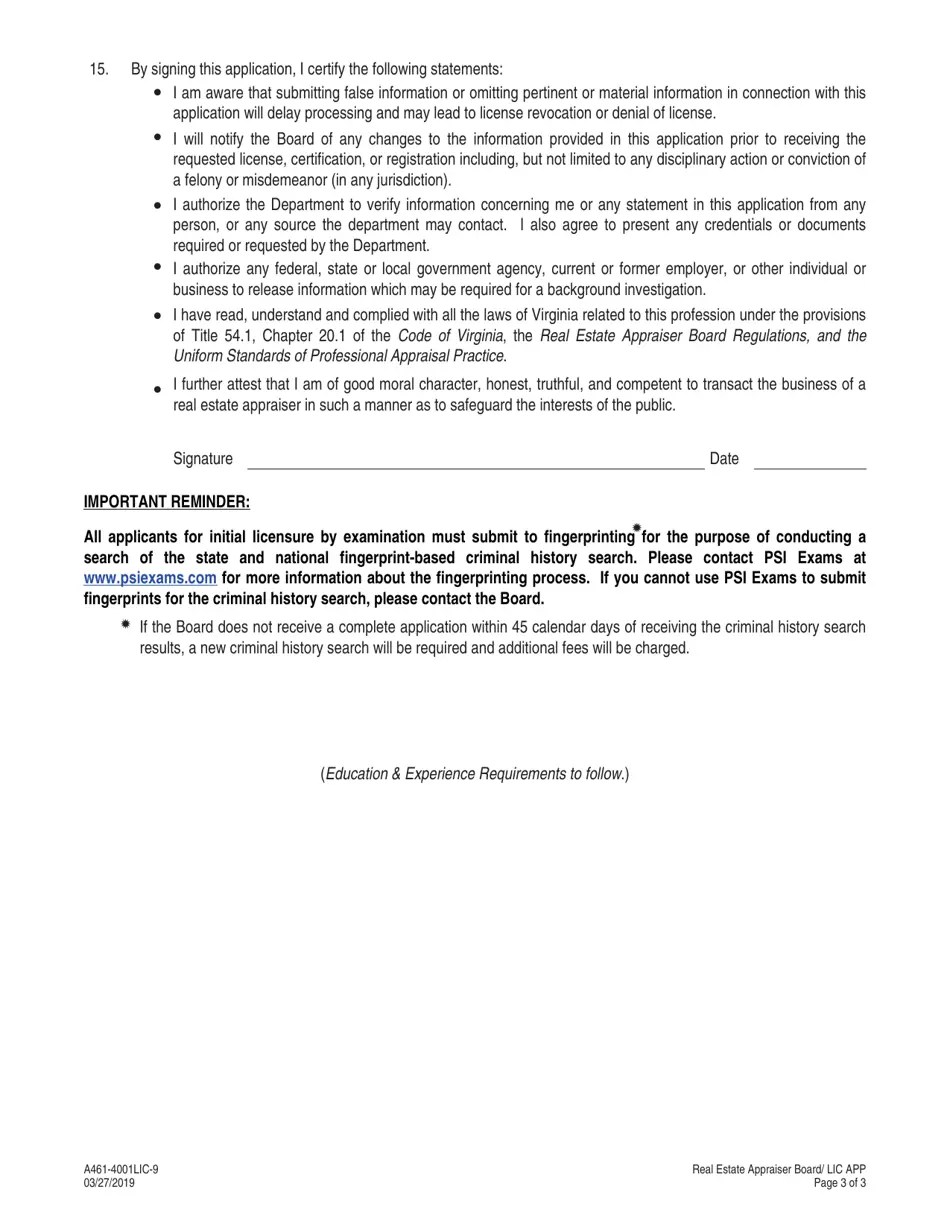 Form A4614001LIC Fill Out, Sign Online and Download Fillable PDF