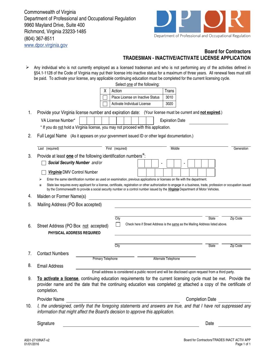 Form A5012710INAT Fill Out, Sign Online and Download Fillable PDF