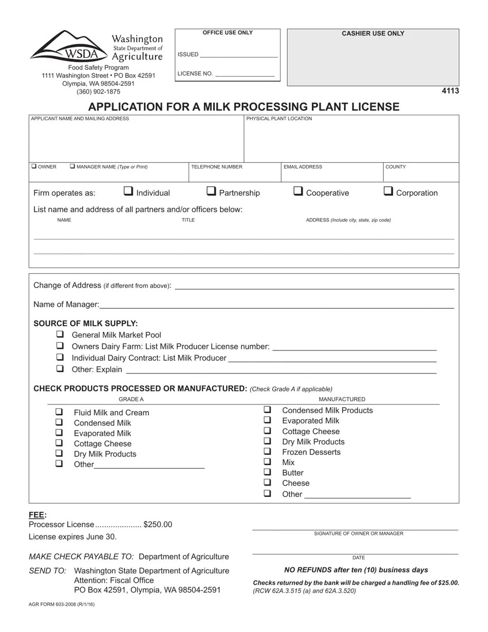AGR Form 6032008 Fill Out, Sign Online and Download Printable PDF