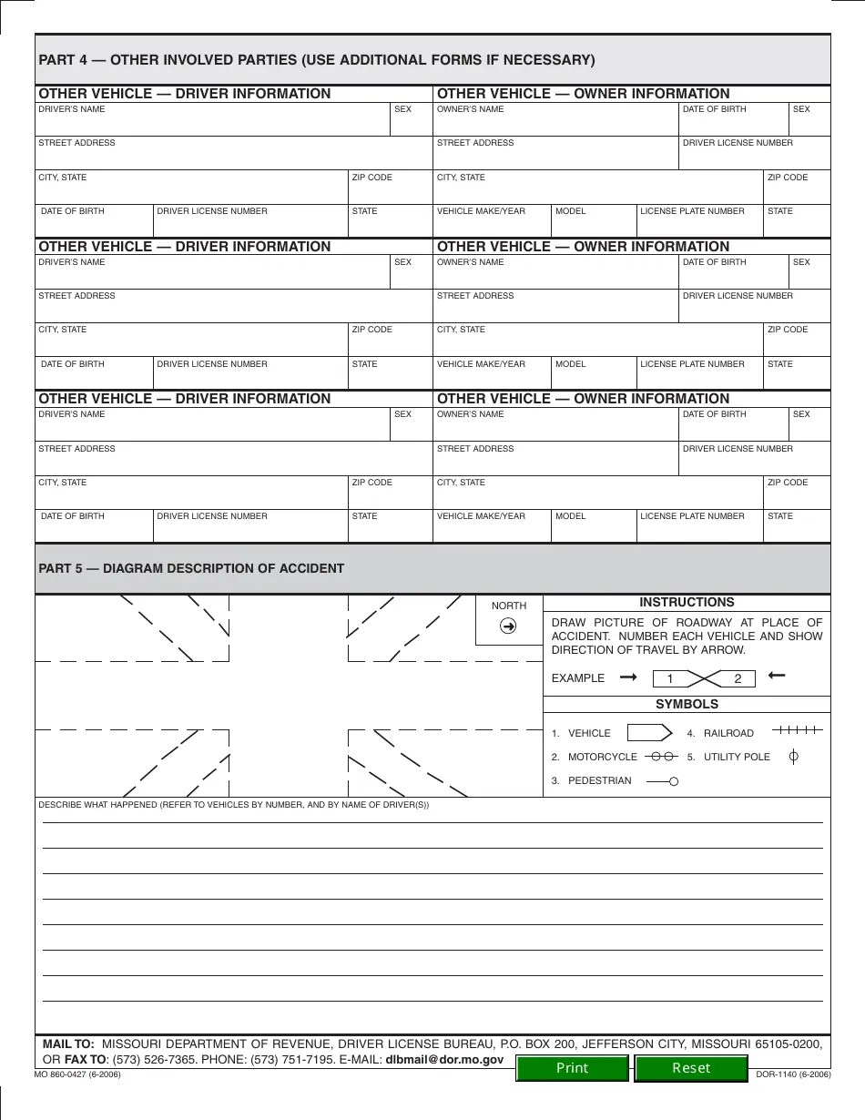 Form 1140 Fill Out, Sign Online and Download Fillable PDF, Missouri