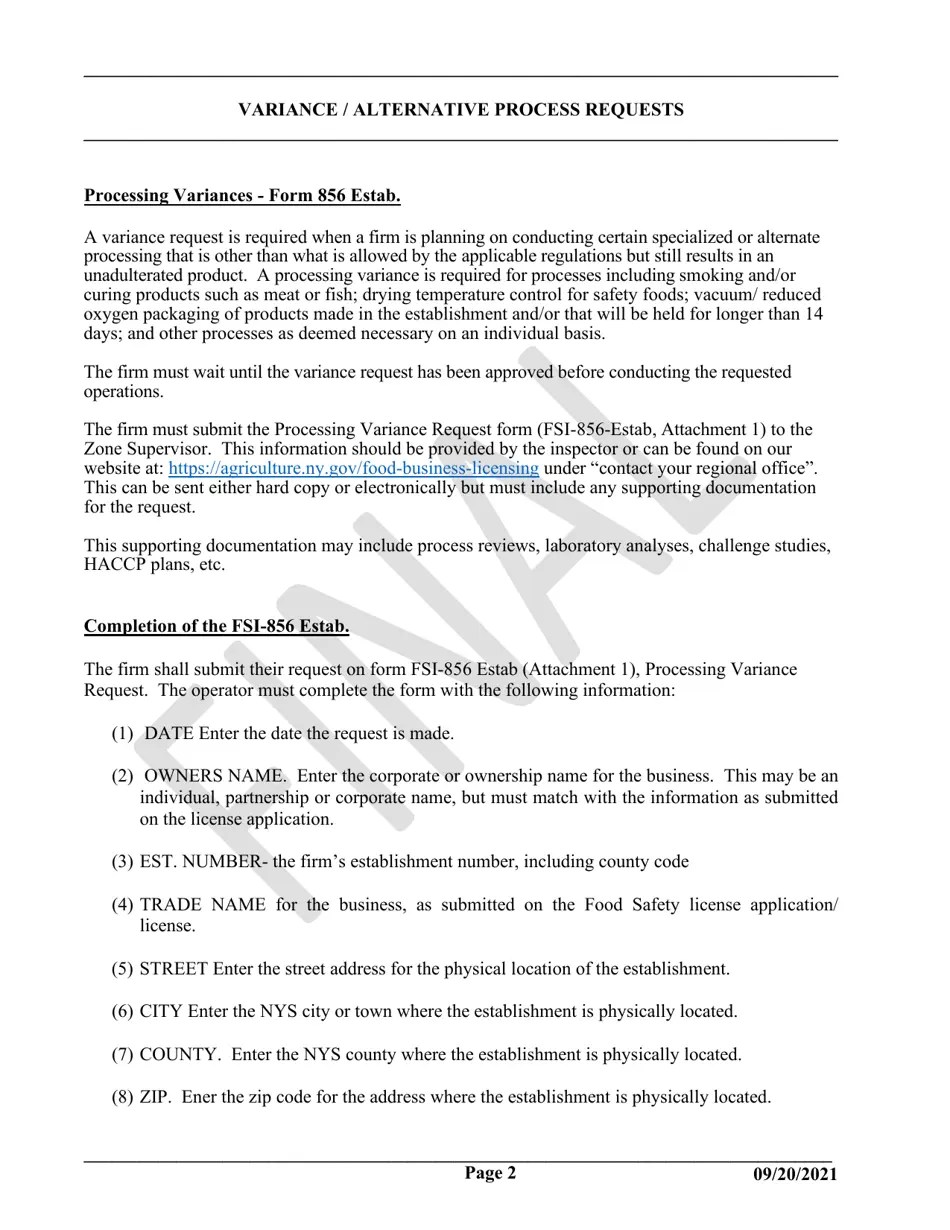 Form FSI856 Fill Out, Sign Online and Download Fillable PDF, New York Templateroller