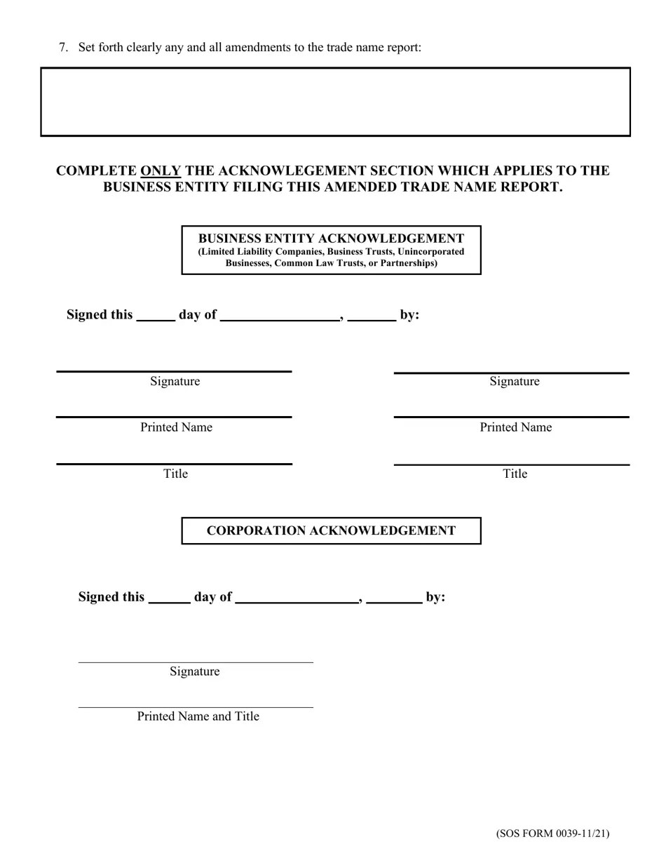SOS Form 0039 Fill Out, Sign Online and Download Fillable PDF