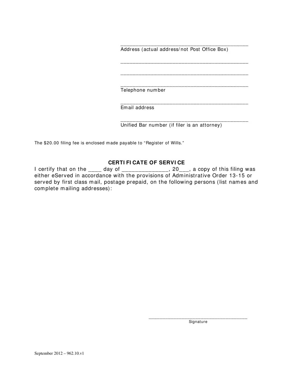 Washington, D.C. Pro Se Motion to Vacate Summary Hearing and Order Download Fillable PDF