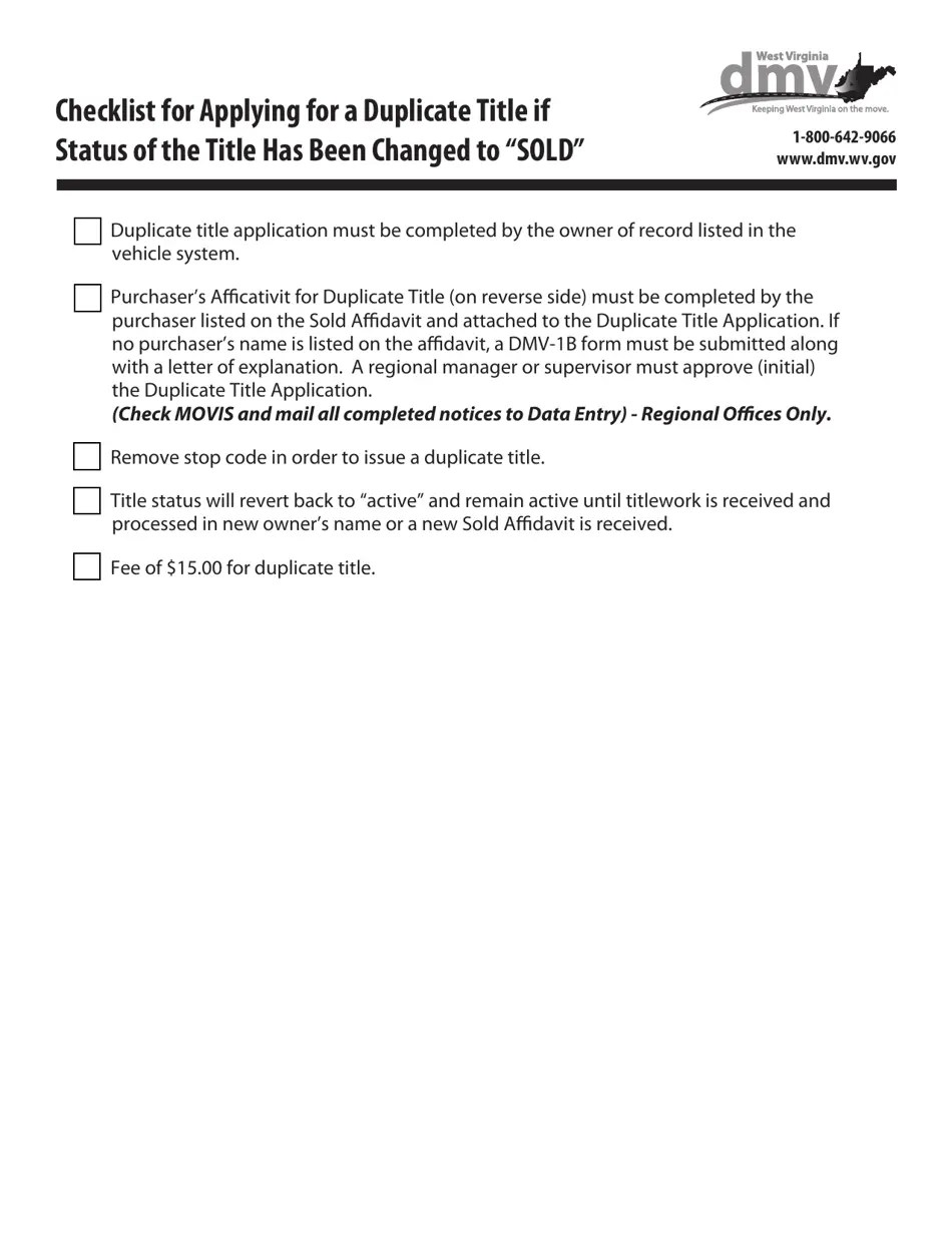 Form DMV1DTR Fill Out, Sign Online and Download Fillable PDF, West
