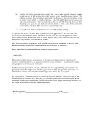 Botox Informed Consent Form - Fill Out, Sign Online and Download PDF