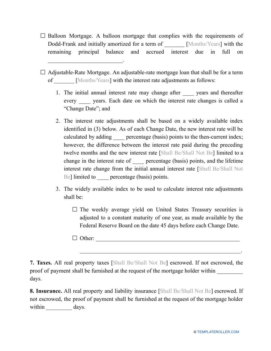 Seller Financing Addendum Template Download Printable PDF Templateroller