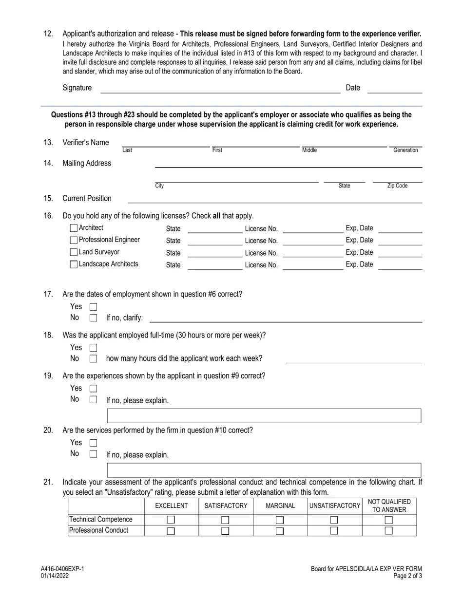 Form A4160406EXP Fill Out, Sign Online and Download Fillable PDF
